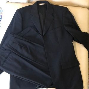 Versini black suit - 3 button - size 39 regular